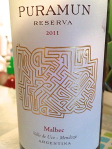 Puramum Malbec 2011